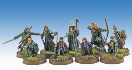 Fellowship of the ring compagnia dell'anello 28mm games workshop lotr