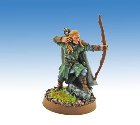 Legolas helm's deep 28mm lotr games workshop fellowship of the ring compagnia dell'anello