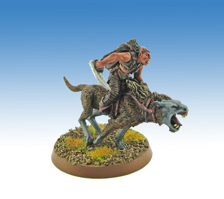 sharku capo warg selvaggi isengard 28mm lotr gw games workshop