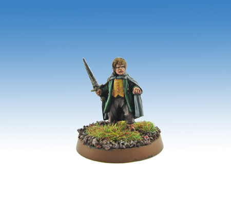 Merry 28mm games workshop lotr fellowship of the ring la compagnia dell'anello il signore degli anelli