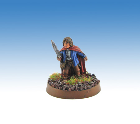 Pipino 28mm games workshop lotr il signore degli anelli la compagnia dell'anello fellowship of the ring